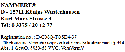 Versicherung